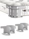 PACK Multifunctional Invisible Bed Sheet Fastener Bed Sheet Fastener Safety Needle-Free Bed Sheet Anti-Shift Fastener (Gray)