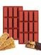 Pack Silicone Granola Bar Molds,Silicone Baking Molds for Butter/Chocolate/Candy/Cereal/Energy Bars
