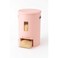 Rice Storage Container with Dispenser, Pink, Airtight Kitchen Storage Bin with Viewing Window