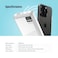 Porodo Blue 20000mAh Quick Charge Power Bank 22.5W QC3.0 PD 20W Dual USB-A USB-C Fast Charging