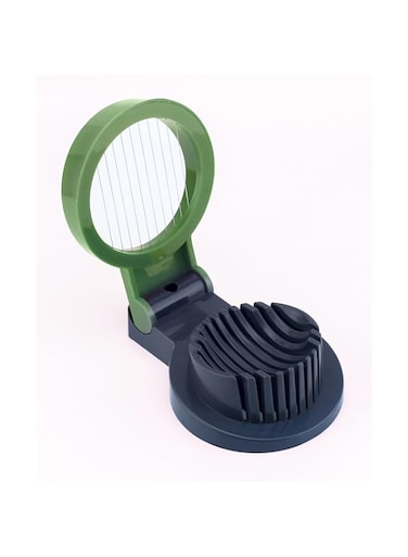 Cuisine Art ABS Egg Cutter with Stainless Steel Wires, Durable and Ergonomic, Pesto Green
