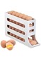 4-Tier Egg Holder &amp; Rolling Dispenser 30-Egg Capacity, Egg Storage for Refrigerator, Automatic Egg Rolling Holder Organizer For Fridge Space Saving.