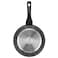 Auroware Non Stick Frying Pan Induction Bottom Three layer coating PFOA Free Durable Handle Marble Coating Pressed Aluminium Construction (28 CM)
