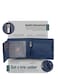 HORNBULL Denial Navy Leather Wallet for Men   Leather Mens Wallet with RFID Blocking   Wallets Men Genuine Leather, Navy, Two Fold Wallet   MW150   PKQB