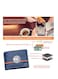 HORNBULL Denial Navy Leather Wallet for Men   Leather Mens Wallet with RFID Blocking   Wallets Men Genuine Leather, Navy, Two Fold Wallet   MW150   PKQB