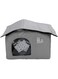 Cooling Cat House for Outdoor or Indoor Cats, 360&deg; Waterproof Weatherproof Feral Cat House for Summer, Elevated Insulated Outside Feral Cat Shelter for Stray Barn Cat, Dog (M)