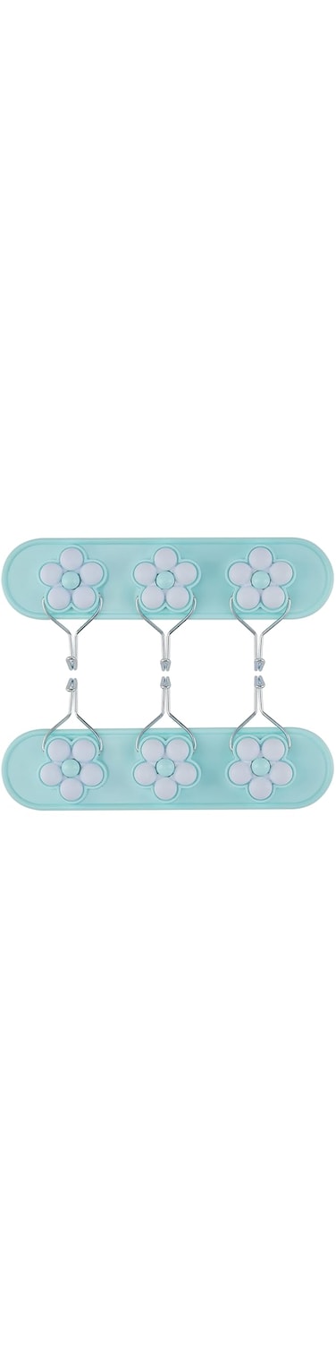 Royalford Flower Sticky Hooks 2x3 hooks Self Adhesive Wall Hooks RF10947 Hooks for Bathroom, Kitchen, Bedrooms, Closet, Office, Showrooms, Laundry Room &amp; More
