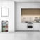 90L Beverage Fridge with Glass Door, Compact Cooler, 55W Low Power, Adjustable Shelves