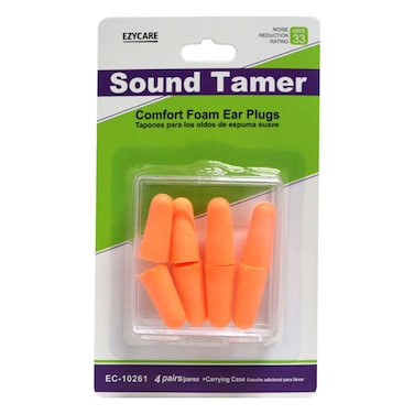 سدادات أذن Ezycare Sound Tamer Comfort Foam 4 أزواج 10261