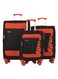PARAJOHN  Hyper Trek 3 Pieces Set 8 Wheels Soft Luggage - Coffee