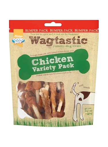WAGTASTIC CHICKEN VARIETY PACK 320G