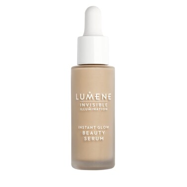 LumeneInvisible Illumination Instant Beauty Glow Serum - Sheer-Coverage Face Makeup + Brightening Serum - Infused with Nordic Algae and Vitamin E for Instant Radiance - Universal Medium (30ml)