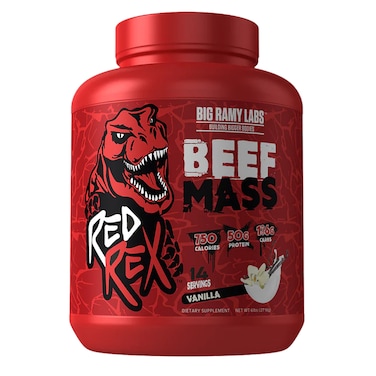 Big Ramy Labs RedRex Beef Mass Gainer, Vanilla, 6 LB