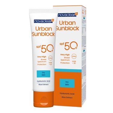 Novaclear Urban Sunblock Face Cream SPF 50+ for Oily Skin, 40 ML