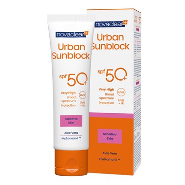 Novaclear Urban Sunblock Face Cream SPF 50+ for Sensitive Skin, 40 ML