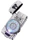 Metal Windproof Butane Lighter, Direct Injection Switchable Open Flame, Dual Flame Lighter, Adjustable Gas Lighter, Jet Gas Butane Lighter Candle, Camping Silver