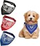 Proxima Direct 3PACK Dog Collar,Fashion Adjustable PU Leather Cat Collar, Dog Cat Bandana Neck Scarf Collar,Neckerchief for Pet Dog Puppy Cat Kitten