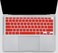 US Layout English language Silicone Keyboard Cover Skin For MacBook Air 13" 2020 With Touch ID Model:- A2179/A2337 M1 Chip, Keyboard Accessories" Wine Red