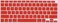 US Layout English language Silicone Keyboard Cover Skin For MacBook Air 13" 2020 With Touch ID Model:- A2179/A2337 M1 Chip, Keyboard Accessories" Wine Red