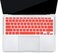 US Layout English language Silicone Keyboard Cover Skin For MacBook Air 13" 2020 With Touch ID Model:- A2179/A2337 M1 Chip, Keyboard Accessories" Red