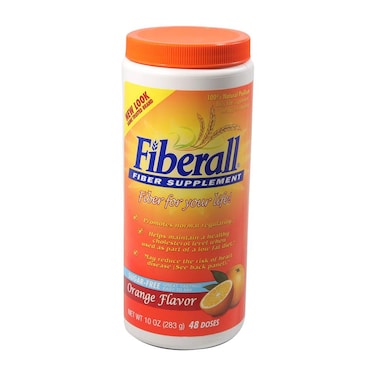 Fiberall Fiber Supplement Orange Flavour Powder 283 g