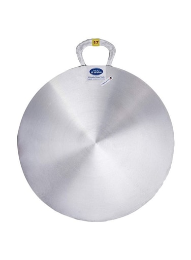 Aluminium Arabic Tawa/Roti Pan/Ragag Maker Silver 17inch