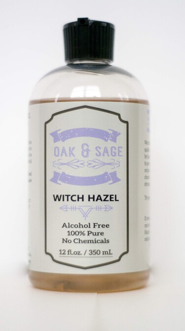 Homeopathic Facial Toner Witch Hazel Unscented - 12oz Astringent, 100% Pure, No Alcohol, No Additives