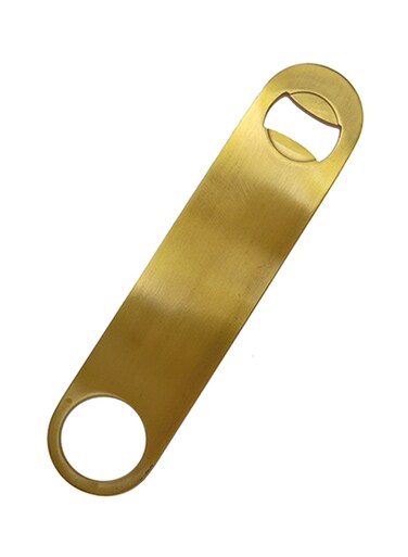 18cm Matte Gold Stainless Steel Bottle Opener