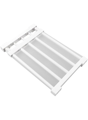 Xinwe Closet Tension Shelf, 44lb Load Bearing Expandable High Hardness Adding Extra Space Nail Free DIY Cabinet Divider Rack for Bathroom (38&acirc;&euro;&lsquo;55cm / 15&acirc;&euro;&lsquo;21.7in Length)