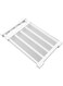Xinwe Closet Tension Shelf, 44lb Load Bearing Expandable High Hardness Adding Extra Space Nail Free DIY Cabinet Divider Rack for Bathroom (38&acirc;&euro;&lsquo;55cm / 15&acirc;&euro;&lsquo;21.7in Length)