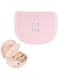 ProCase Personalized Travel Jewelry Case Organizer with Initial, Monogrammed Small Jewelry Storage Box for Women Teen Girls Earrings, Bracelets, Necklaces and Rings - Letter K, Pink