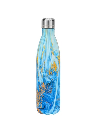 Royalford 1000ml Stainless Steel Vacuum Water Bottle RF12027 Construction Preserves the Flavor and Freshness, Unbreakable Portable, Leak-Resistant and Light-Weight
