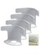 Sheet Holder Set - 4-Pack Sheet Holders Hold Sheets Securely in Place, Heavy Duty Sheet Holder Corner Fitted Sheet Straps Fit All Mattress Sizes (4, Gray)