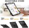 Case for iPad Air 13 inch Case 2024 (M2) Shockproof with Screen Protector/Pencil Holder/Hand Strap, [3-Layer] Heavy Duty Protective iPad Air13 6th Generation (A2898, A2899, A2900) - Black
