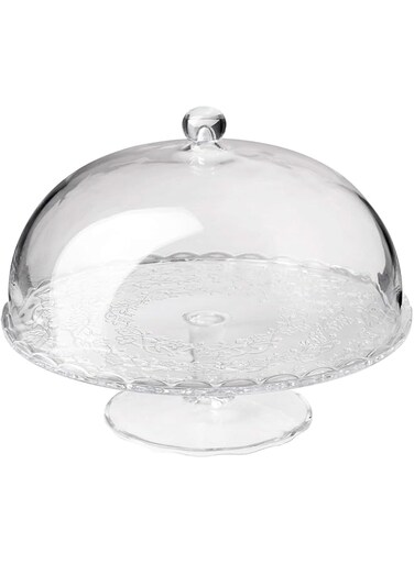 Arv Brollop Serving Stand With Lid Clear Glass