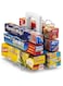 YouCopia WrapStand Adjustable Kitchen Wrap Organizer - Foil, Plastic Wrap &amp; Bag Box Stand for Kitchen Cabinets &amp; Pantry, Space-Saving, BPA-Free, White- 50087