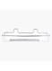 Box Berlyn Wall Mount Storage Rack Clear/Silver 34 x 10cm