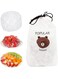 Silk Route - Fresh Keeping Bags Stretchable Plastic Food Wraps Reusable Elastic Food Storage Covers, Plastic Sealing Elastic Stretch Bowl Lids, Universal Kitchen Wrap Seal Caps (100pcs)