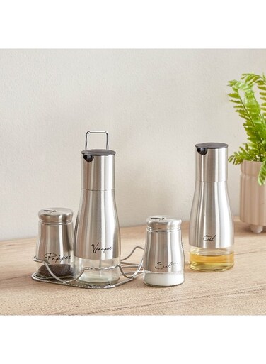 Box Feast 5-Piece Condiment Set 14.8 x 22.6 x 14.8 cm
