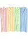 Mumoo Bear disposable Bendable pp Stripes 6mm Bend Breakfast Soybean Milk Drink Sucker 100 pcs 24cm, Drinking Straw