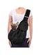 Pet Sling, Hand Free Dog Sling Carrier Adjustable Padded Strap Tote Bag Breathable Cotton Shoulder Bag Front Pocket Safety Belt Carrying Small Dog Cat Puppy Machine Washable