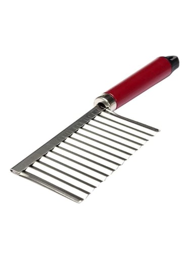 Baby Potato Slicer Silver/Red/Black 22x1x6cm