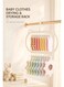 Pcs Baby Clothes Drying Rack with Clips, Cute Cat Ear Hanging Laundry Rack, Baby-Safe Sock Drying Hanger with Strong Non-Slip Clips for Socks, Bibs, Underwear, Hats &amp; Baby Essentials