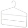 Trouser/Skirt Hanger, White, 37x41 cm