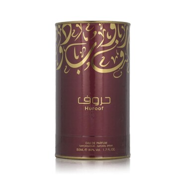 Ard-Al Zaafaran Huroof Eau de Parfum Spray for Unisex, 1.6 Ounce