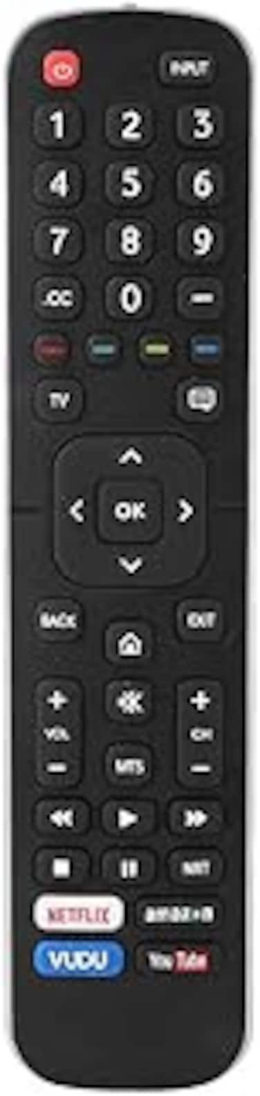 Replacement Original Smart TV Remote Control for Hisense TV EN2A27HT 30H5D / 40H5D / 43H5D / 43H6D / 43H7D / 43H620D / 50DU6070 / 50H5D / 50H6D / 50H7D / 50H620D / 50H7050D / 55DU6070 / 55H6D / 55H8C