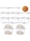 12Pcs 4.33*4.33*2.75&quot; Stackable Dough Proofing Box Large Pizza Dough Proofing Box with Sealing Lids Bread Dough Container Pizza Dough with Covers Food Storage Container Kitchen Camping(Square-620ml)