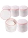 Blinggo Laundry Bags Mesh Bra Washing Bags for Delicates 5 Pack, Lingerie bag for Washing Machine, 17 * 15 cm Thickened Sandwich Fabric, Pink