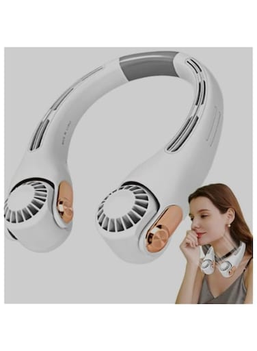 YZYOE Rechargeable Multifunctional Portable Neck Fan, Three Speed Fan for Work and Life, A Lightweight and Portable New Fan with Adjustable Air Inlet and Outlet.