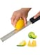 Zester, Stainless Steel Kitchen Cheese Grater, Plastic Cover Ergonomic Soft Black Handle
